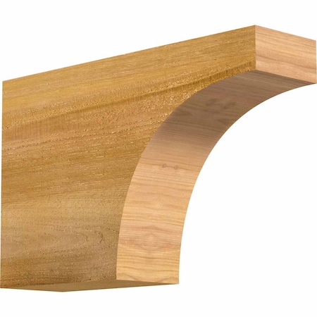 Ekena Millwork Huntington Rough Sawn Rafter Tail, Western Red Cedar, 4"W x 10"H x 16"L RFT04X10X16HUN00RWR
